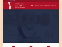 Tablet Screenshot of dashinfoundation.org